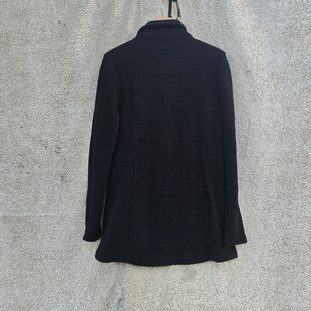 Chico's Elegant Black Embroidered Blazer - Picture 9 of 12